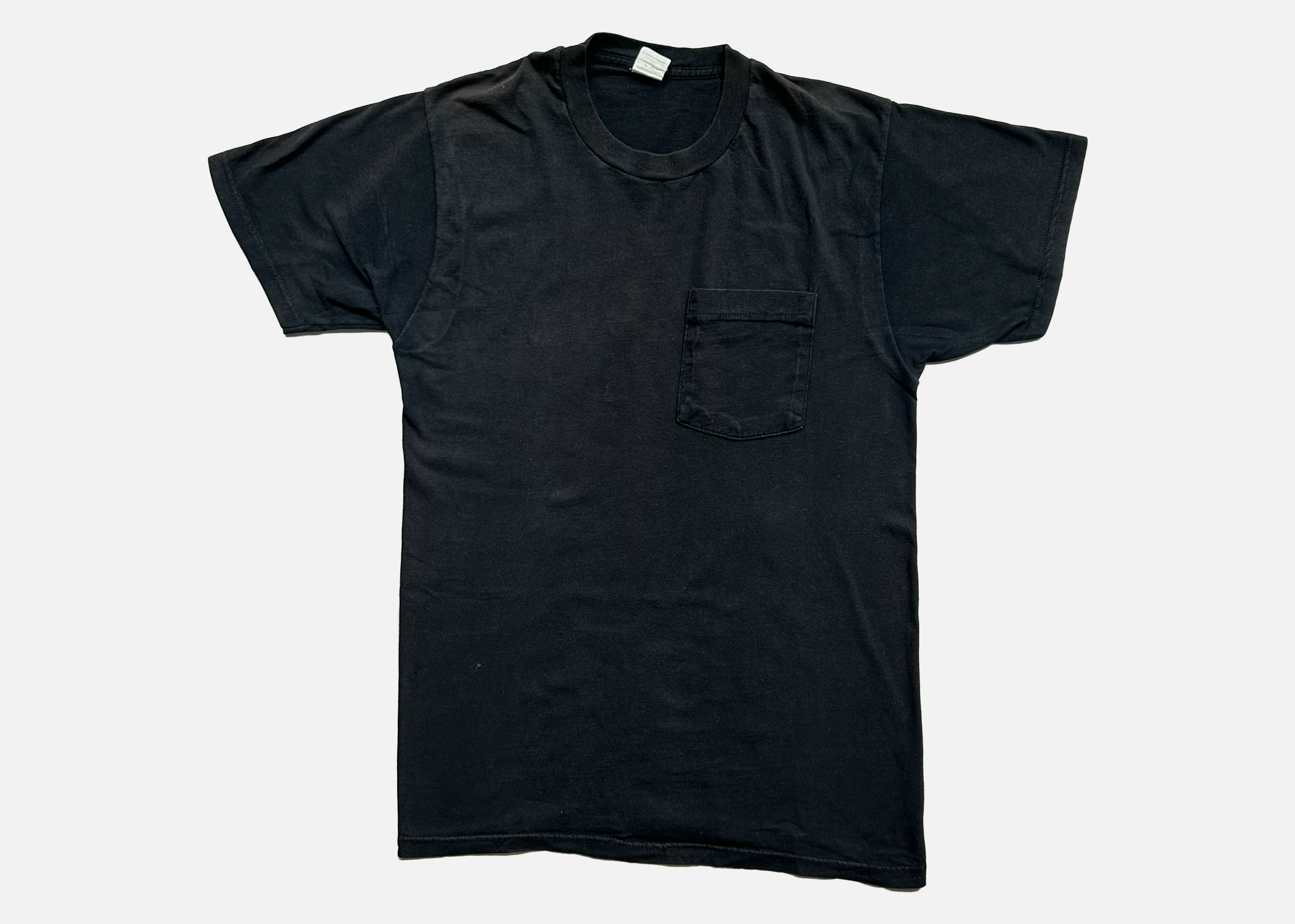 90s selvedge pocket black blank