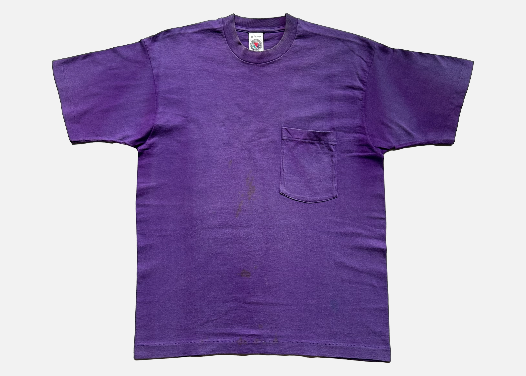 90s sunfaded selvedge pocket purple blank