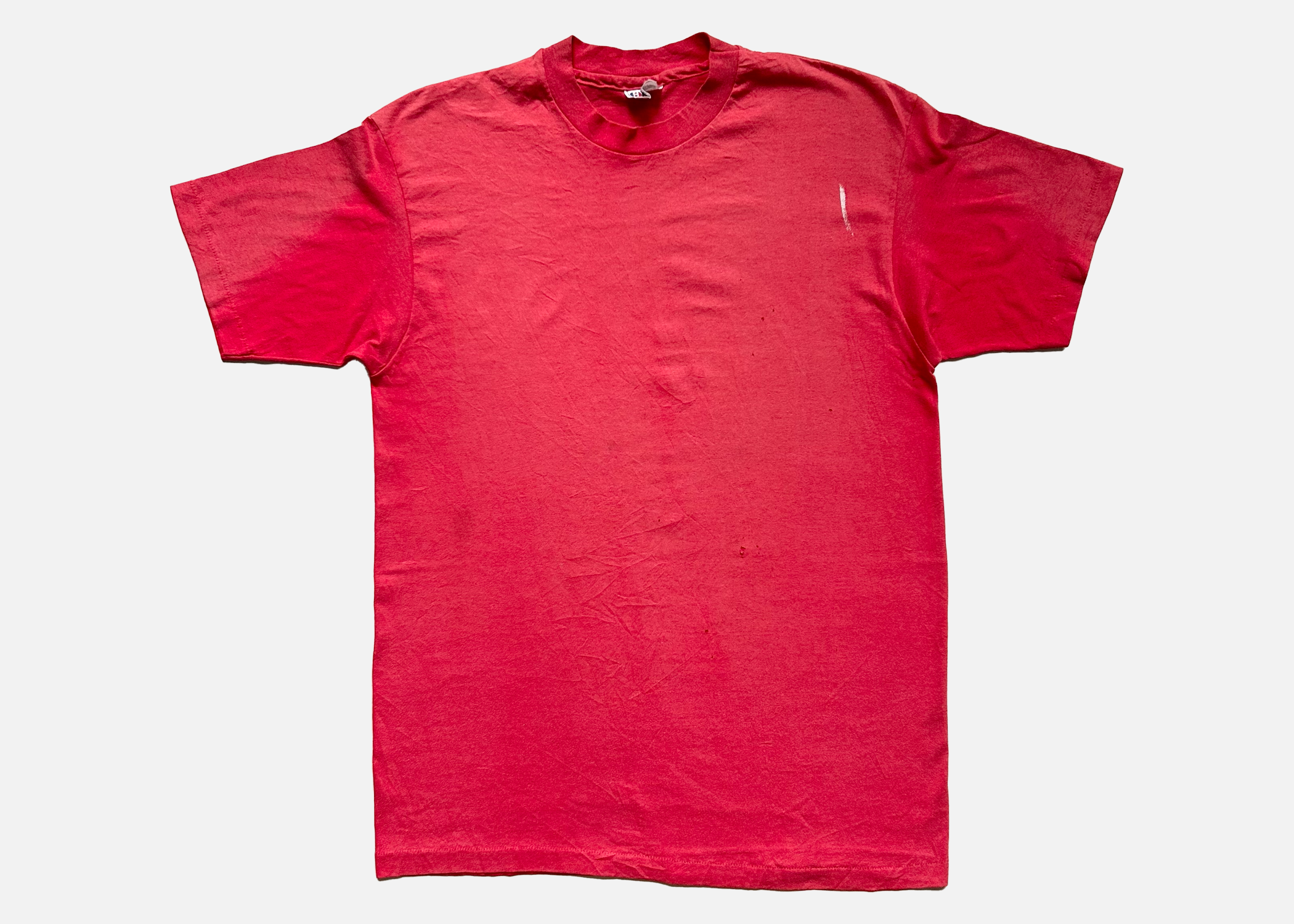 90s sunfaded red blank