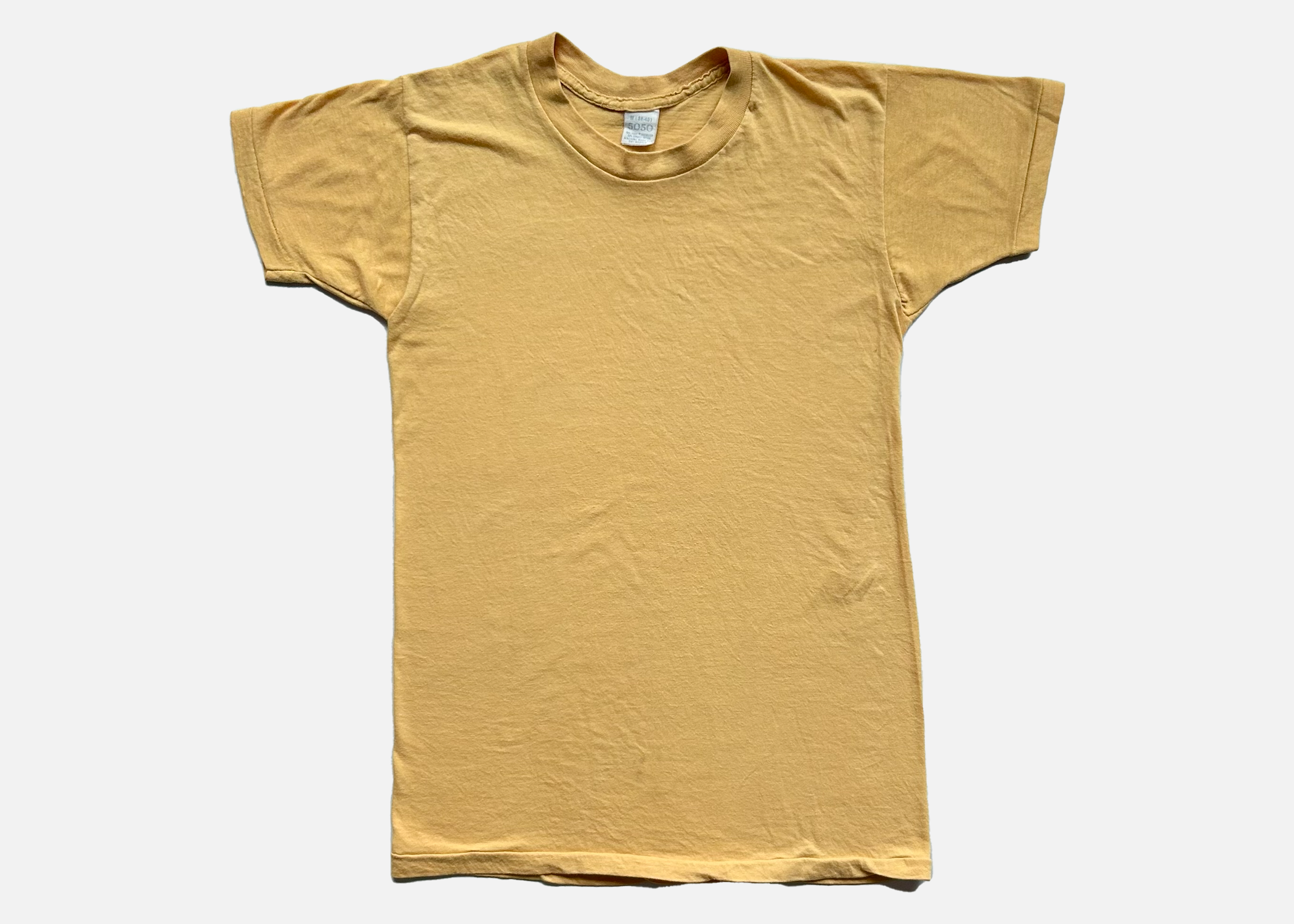 90s sunfaded yellow blank