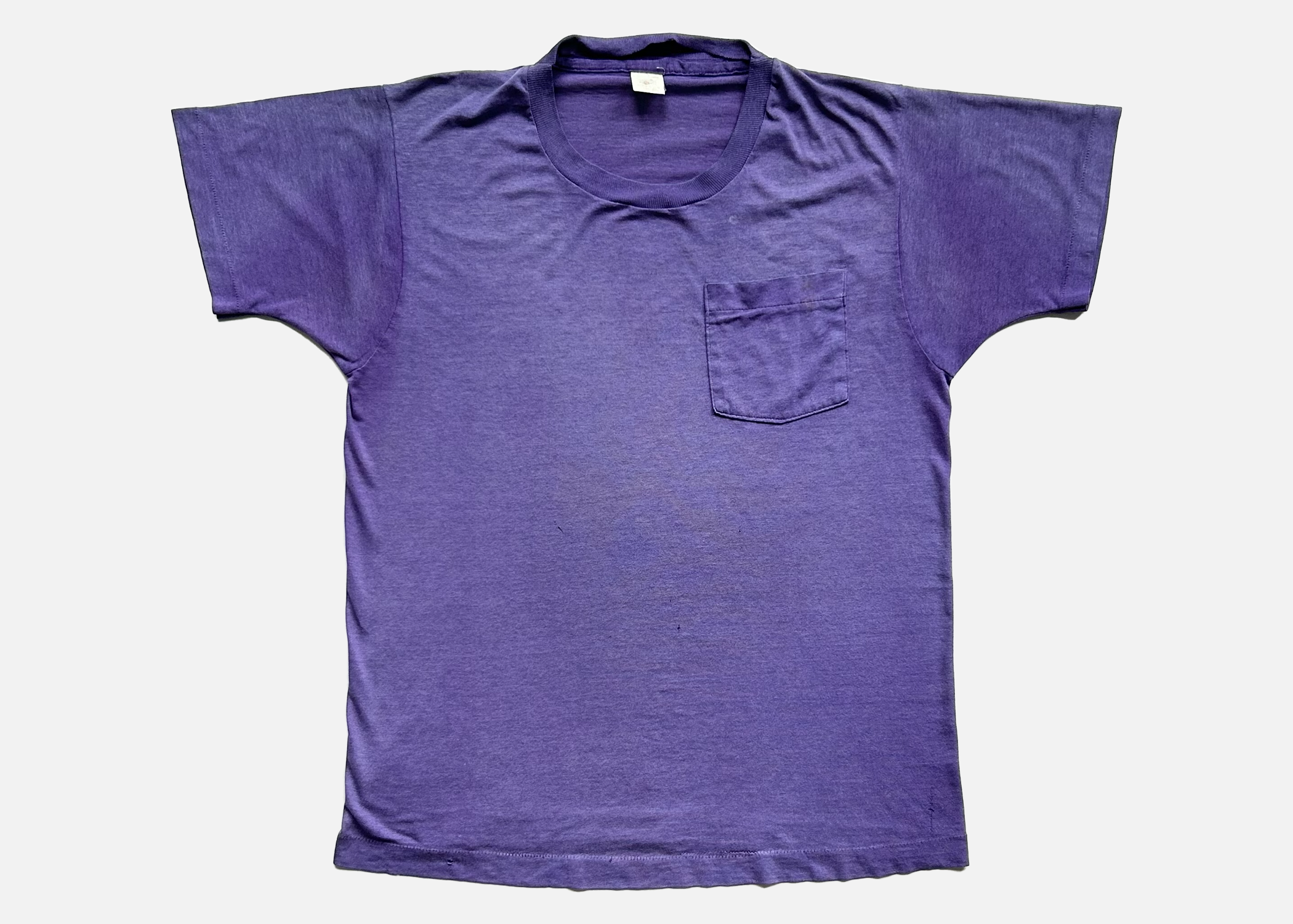 90s sunfaded selvedge pocket purple blank