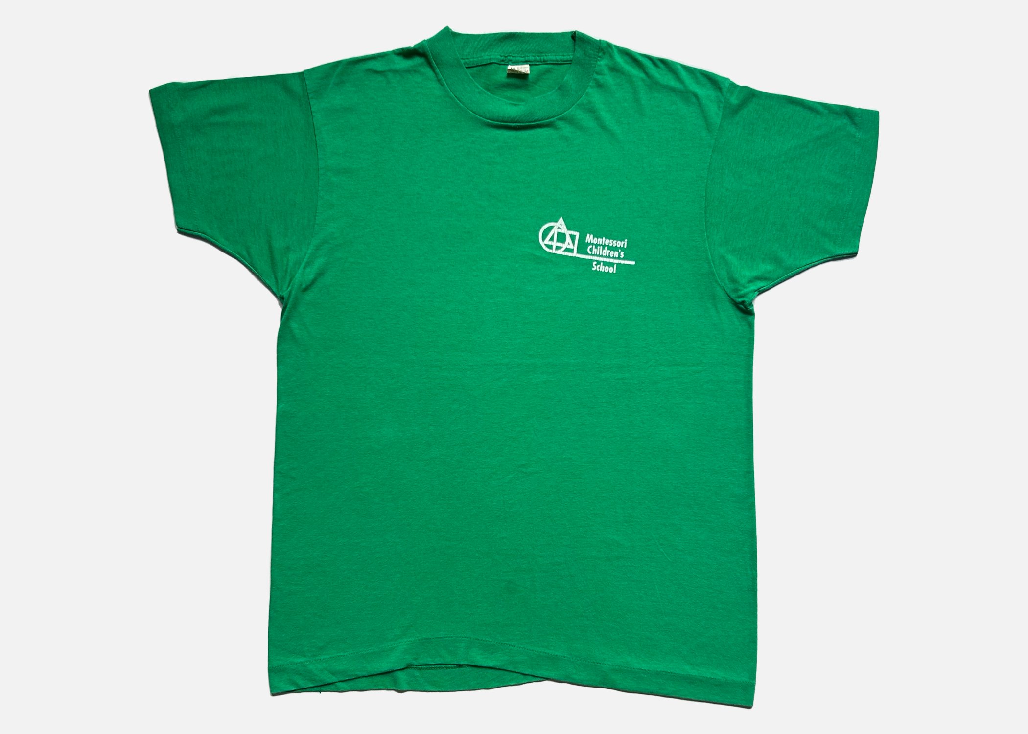80s 'montessori children's school' tee