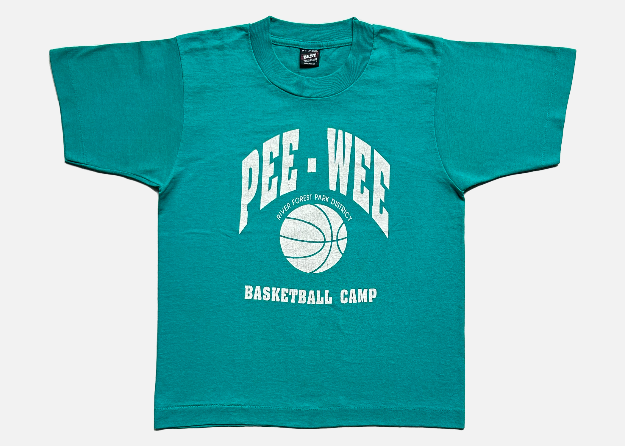 90s 'pee-wee basketball camp' tee