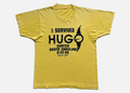 90s 'i survived hugo' paper thin tee