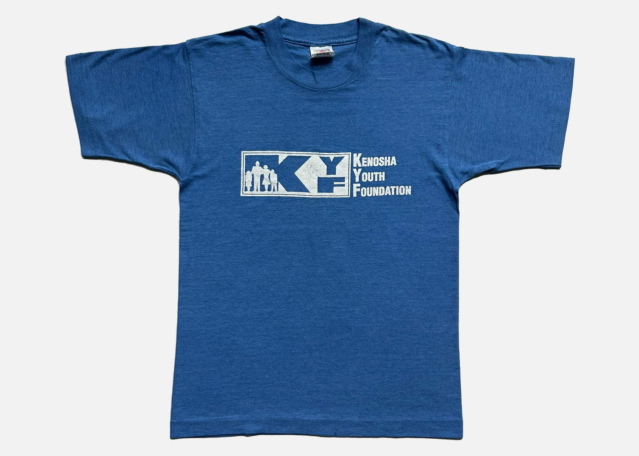 90s 'kenosha youth foundation' paper thin tee