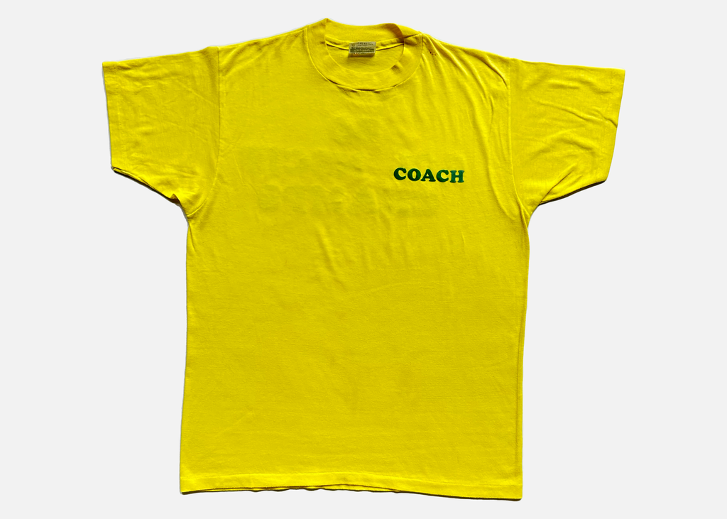 80s 'champs' flock lettering tee