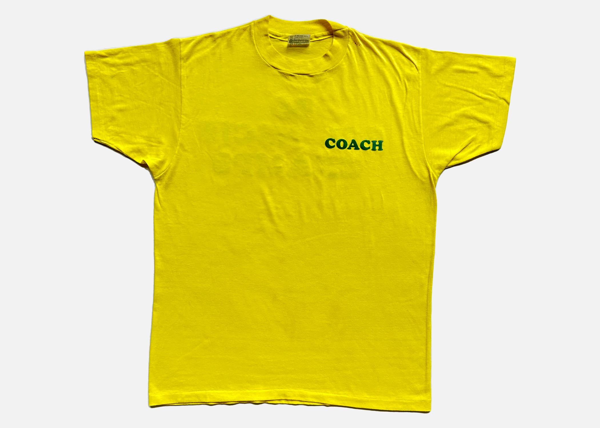 80s 'champs' flock lettering tee