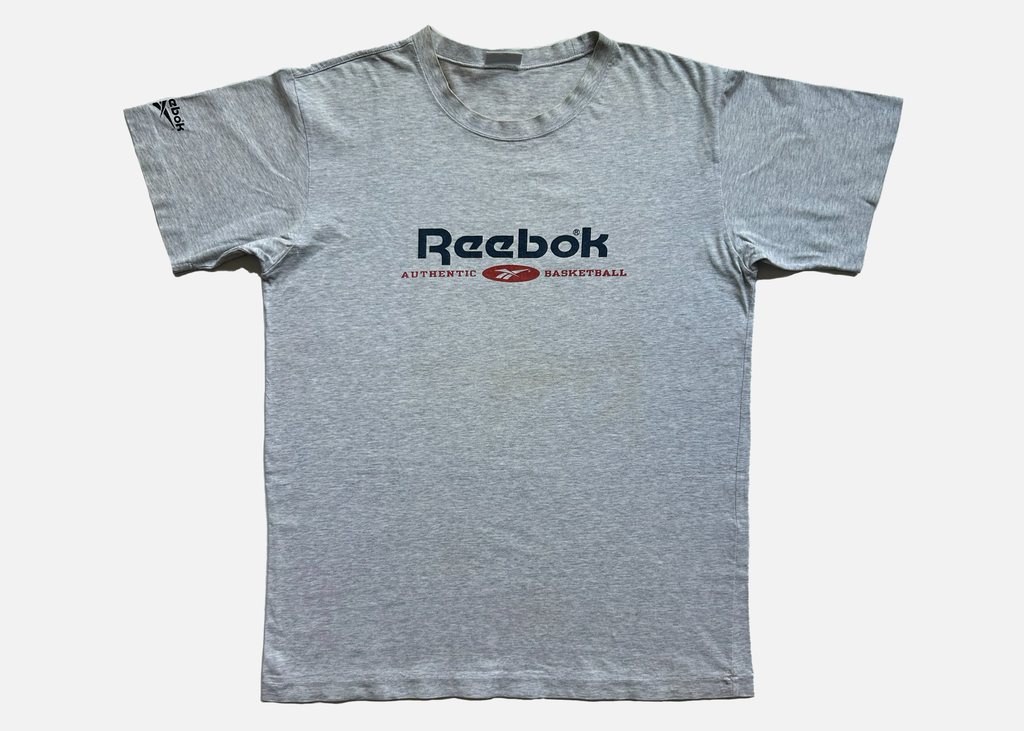 90s 'reebok authentic basketball' tee