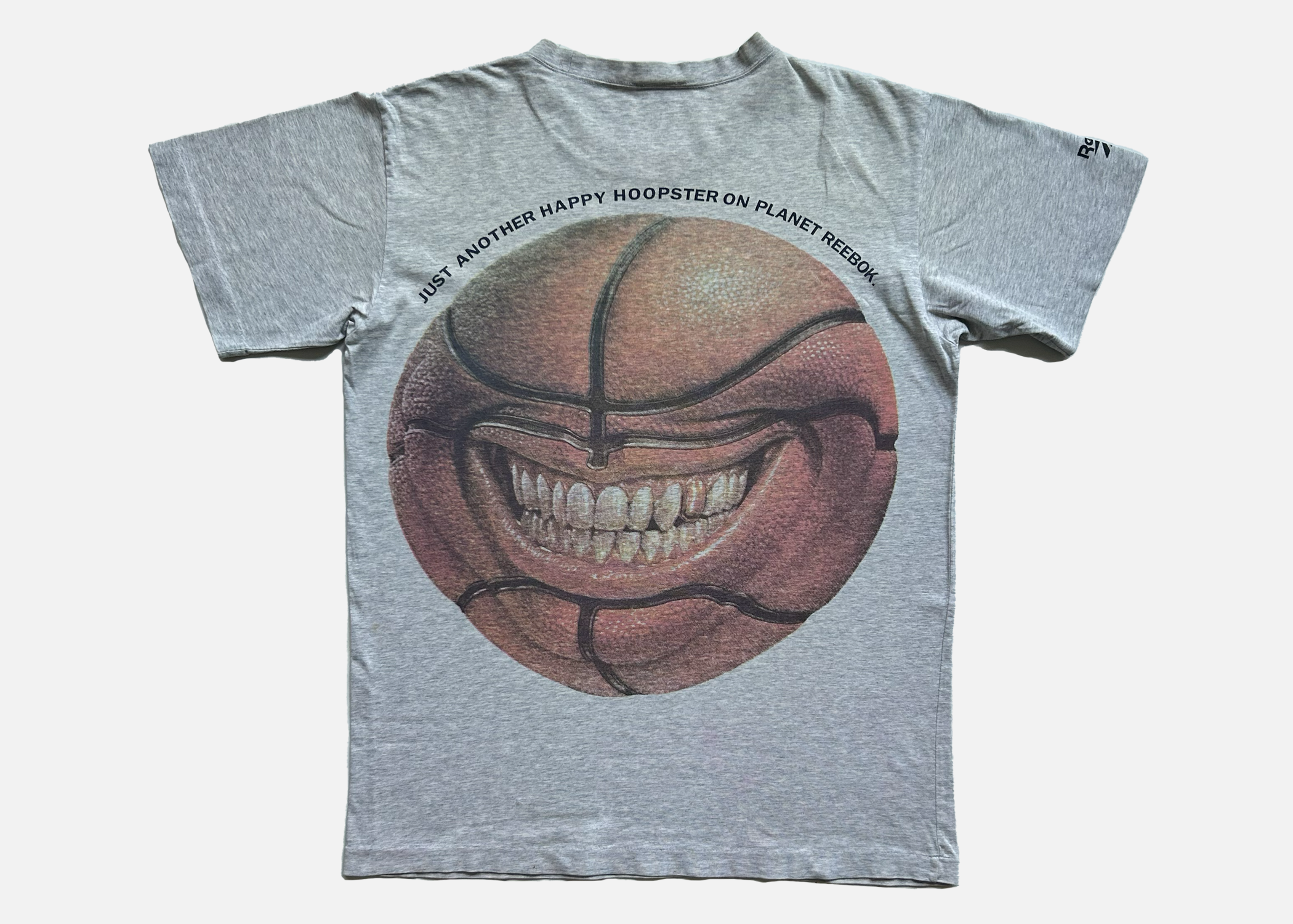 90s 'reebok authentic basketball' tee