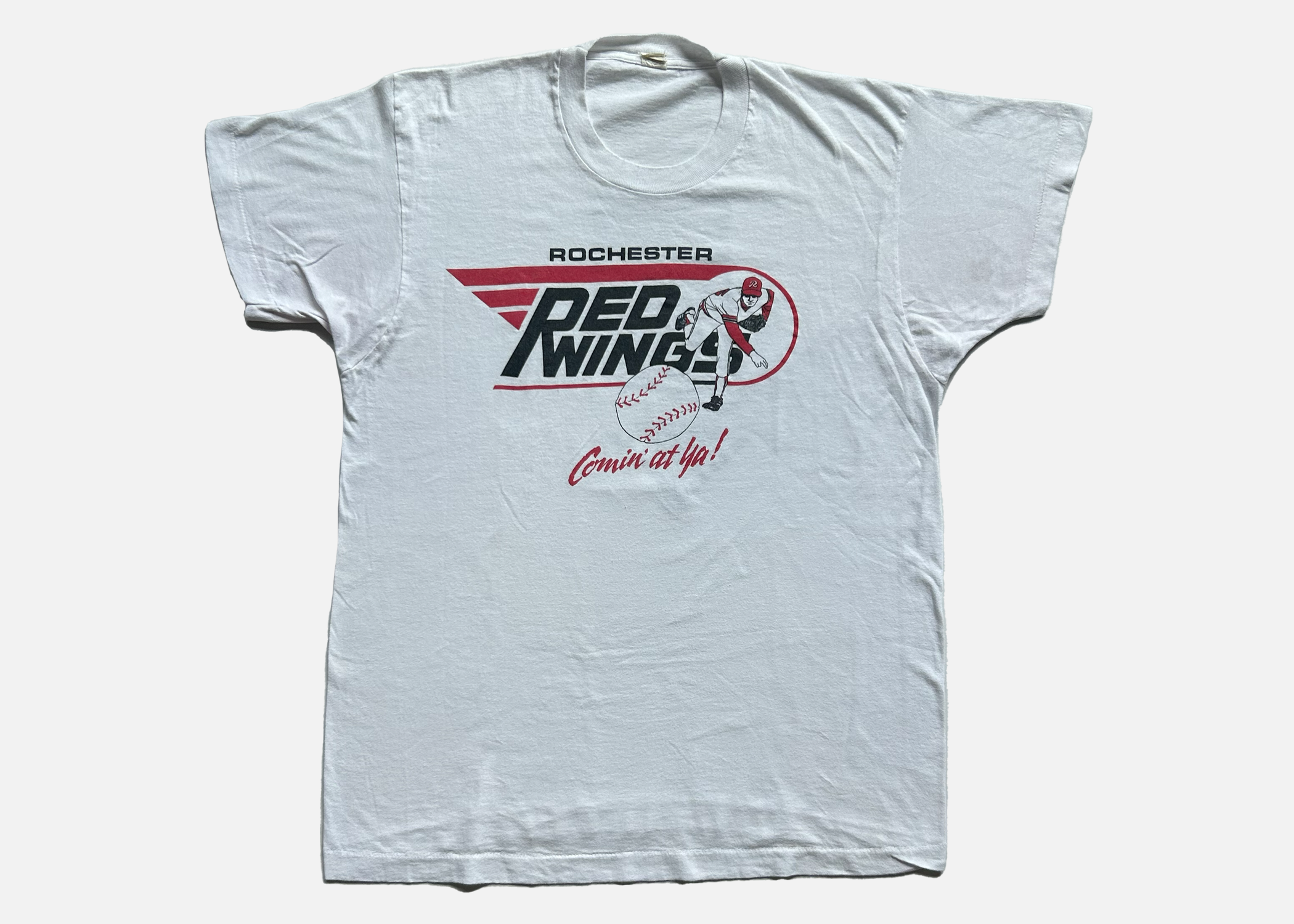 80s 'rochester red wings' tee