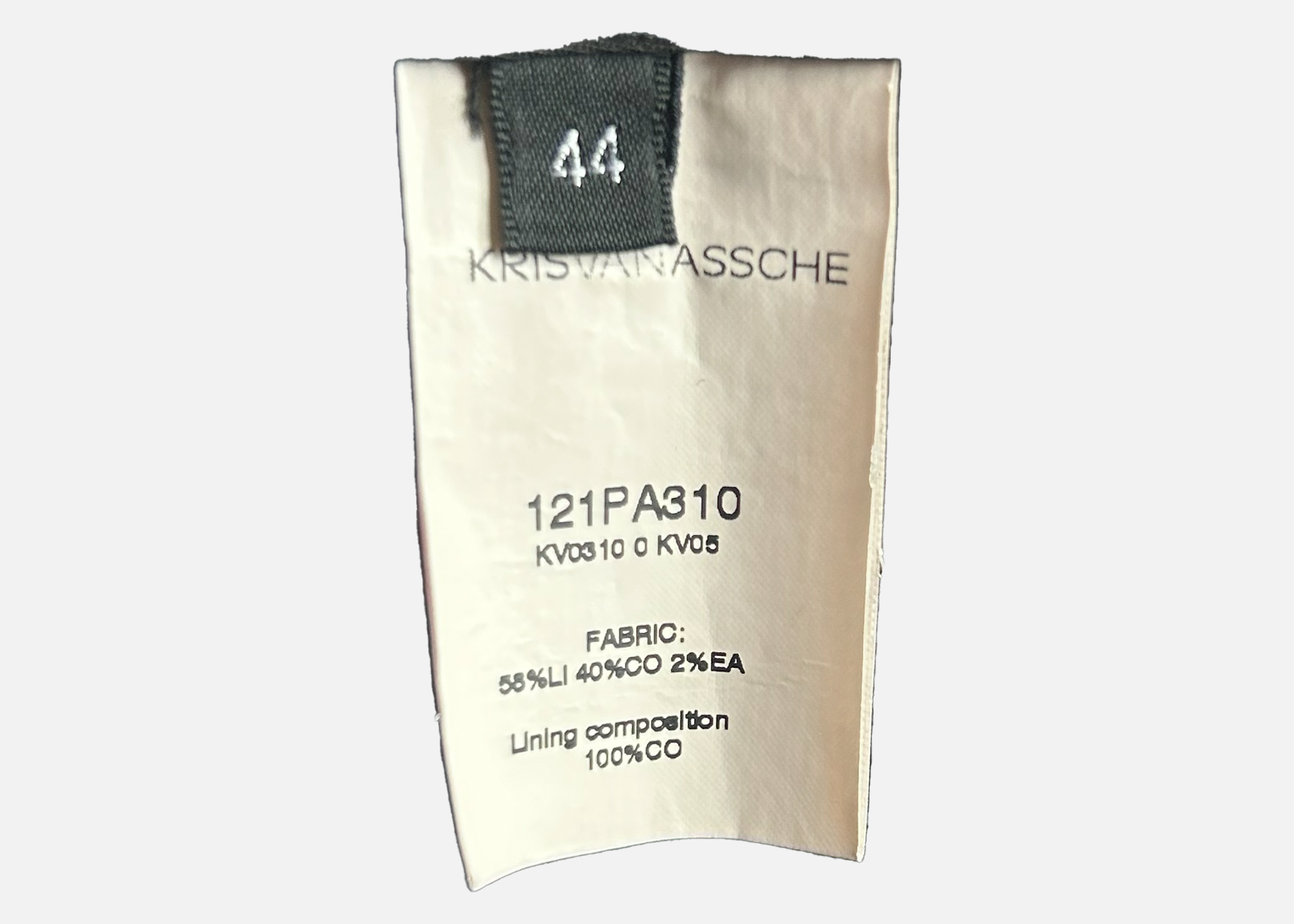 (44) kris van assche cropped trousers