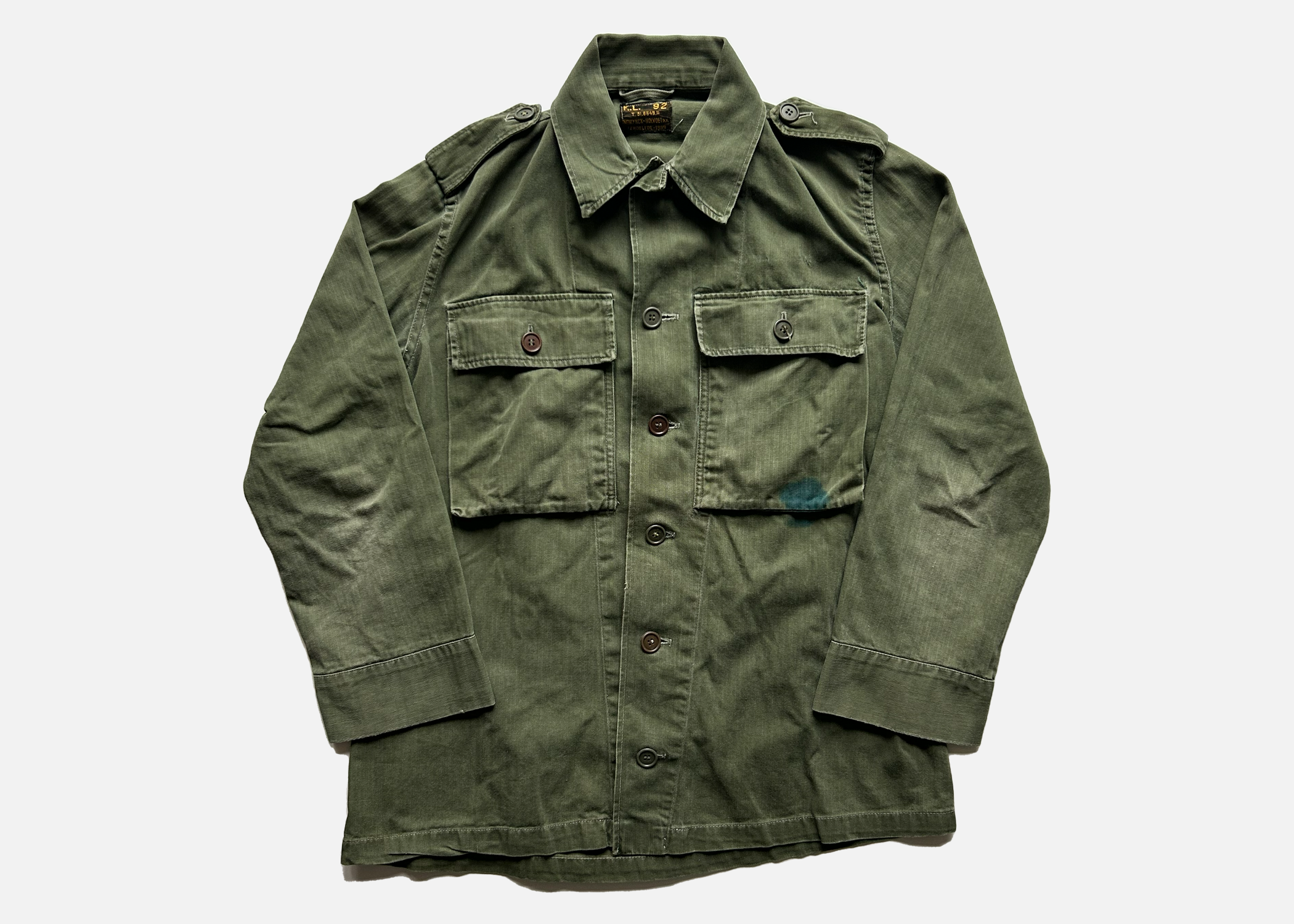 50s dutch royal army work shirt