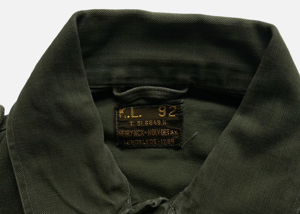 50s dutch royal army work shirt