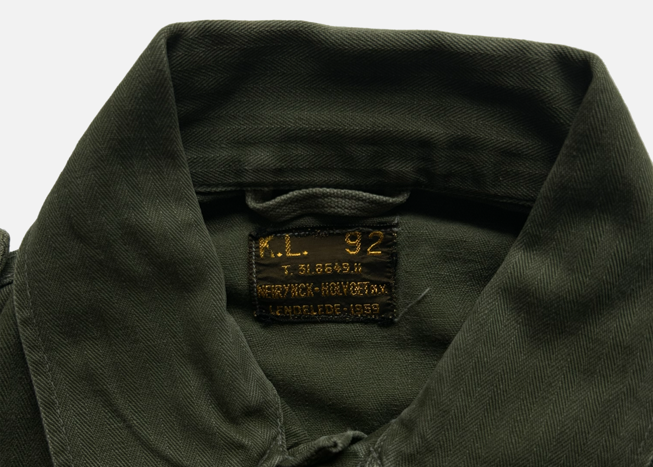 50s dutch royal army work shirt