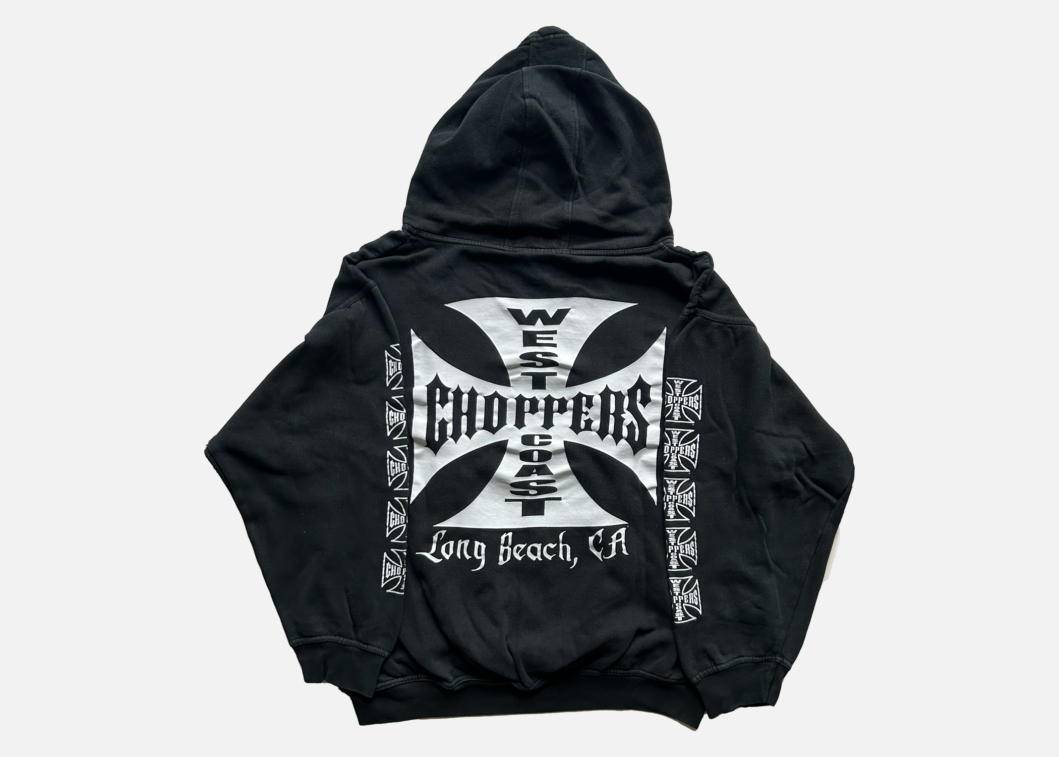 90s west coast choppers hoodie