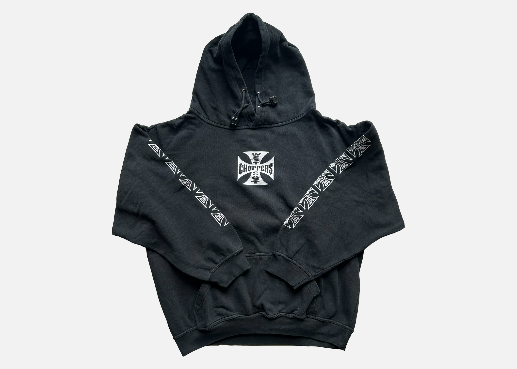 90s west coast choppers hoodie