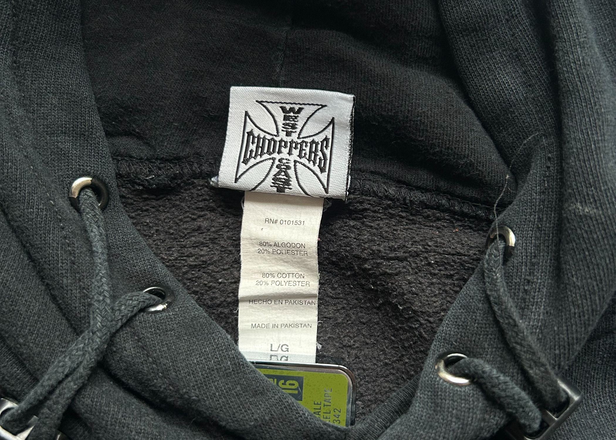 90s west coast choppers hoodie